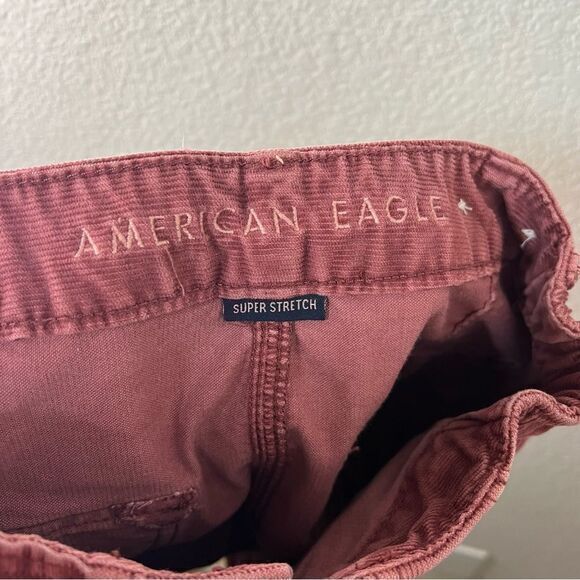 American Eagle Outfitters Mauve Stretch Corduroy Mini Skirt Women's Size 6 - Picture 5 of 7